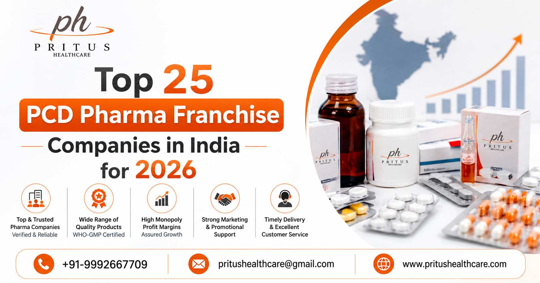 Top 25 PCD Pharma Franchise Companies in India for 2026