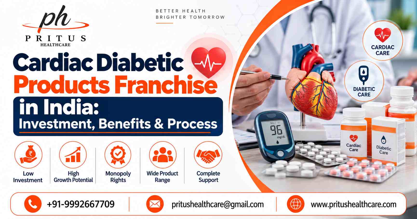 Cardiac Diabetic Products Franchise in India: Investment, Benefits & Process