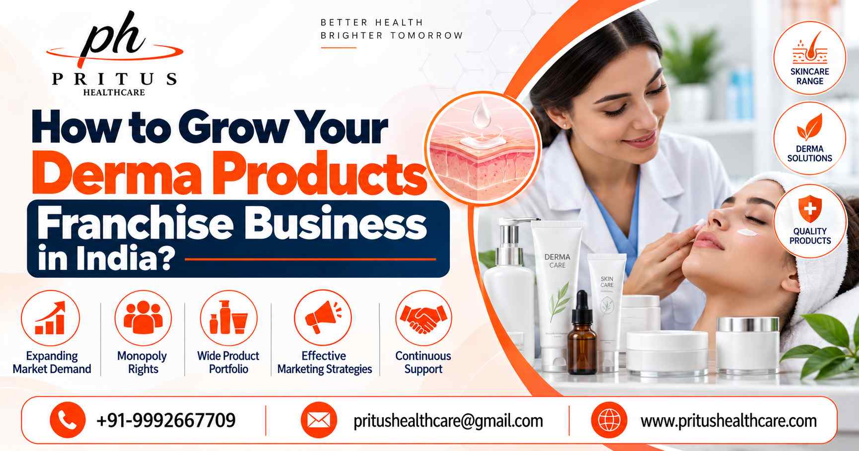 How to Grow Your Derma Products Franchise Business in India?